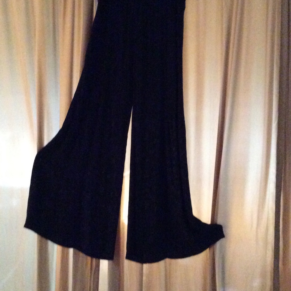 XCVI BLACK brocade liteweight pants